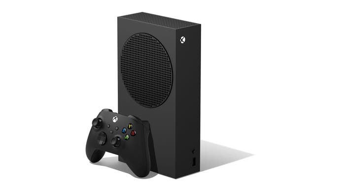 black 1tb xbox series s console with black xbox controller