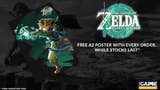 Get a free poster when you buy The Legend of Zelda: Tears of the Kingdom